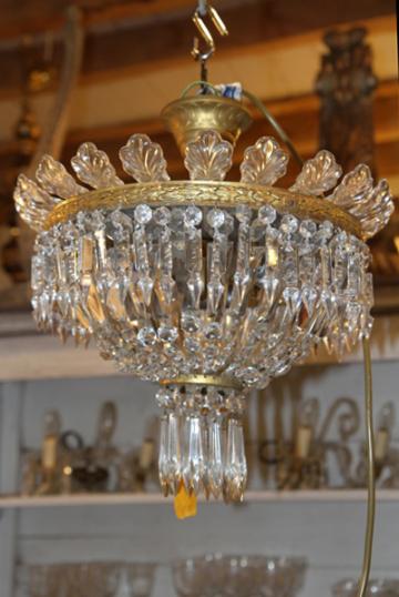 Pair of Basket Chandeliers