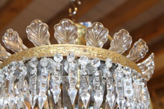 Pair of Basket Chandeliers