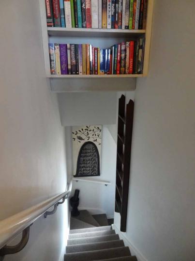 Understairs Bookcase and Library Ladder