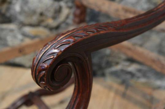 French Louis XIV Walnut Carver Chair