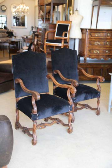 Pair of 19th Century Louis XIV Chairs