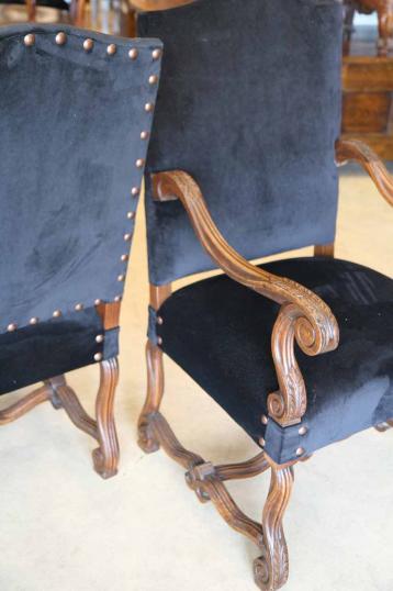 一对十九世紀路易十五椅子
