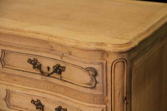 Bleached Oak Commode in the Louis XIV Style