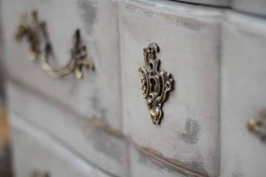 Louis XV Painted French Commode