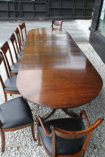 Regency Triple Pedestal Dining Table