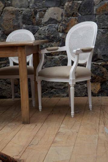 Set of French Spoon Back Dining Chairs