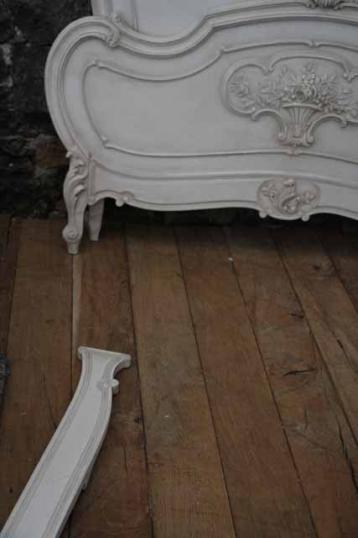 路易十五世古董床