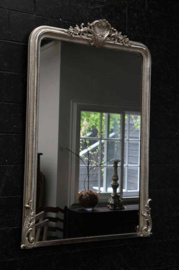 Silver Louis Philippe Mirror