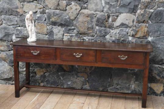 Louis XV Three Drawer Sidetable