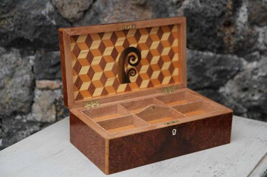 Burr Totara Koru Box