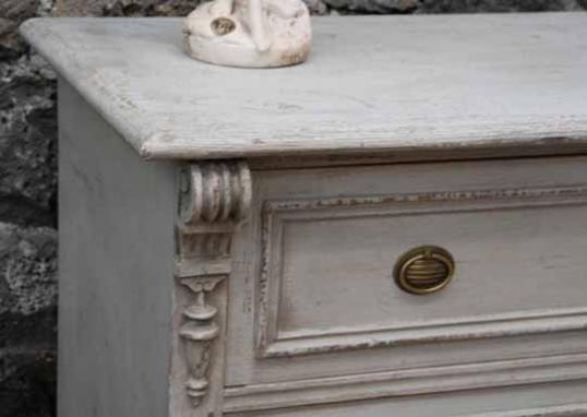 Painted Gustavian Commode or Chest of Drawers