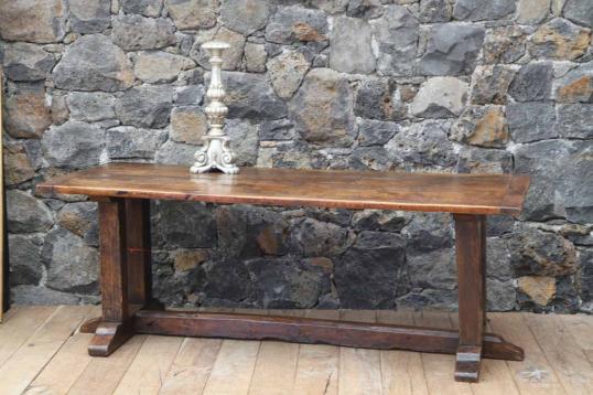 English Oak Period Refectory Table