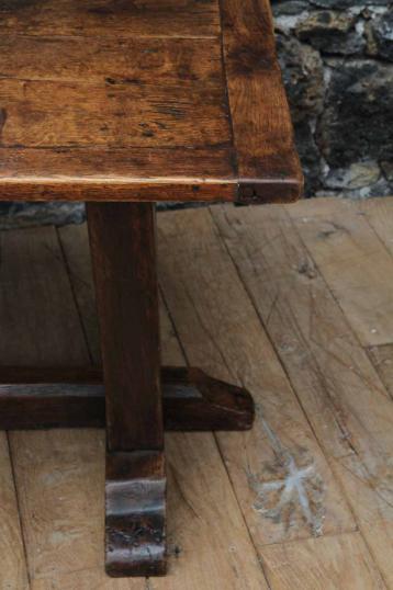 English Oak Period Refectory Table