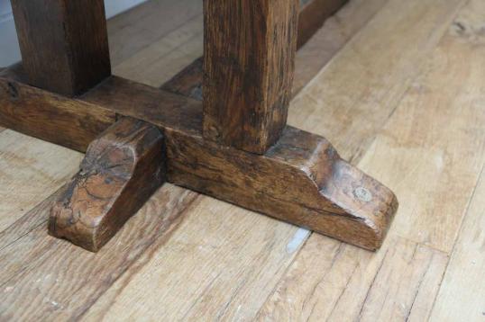 English Oak Period Refectory Table