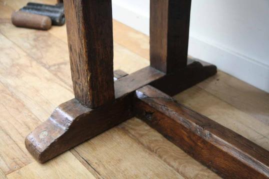 English Oak Period Refectory Table