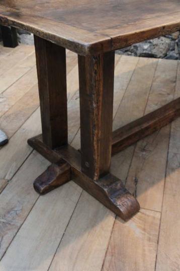 English Oak Period Refectory Table