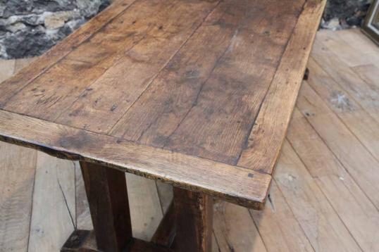 英式橡木旧餐堂桌