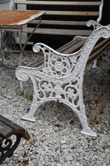 十九世纪英国金属铁花园长椅