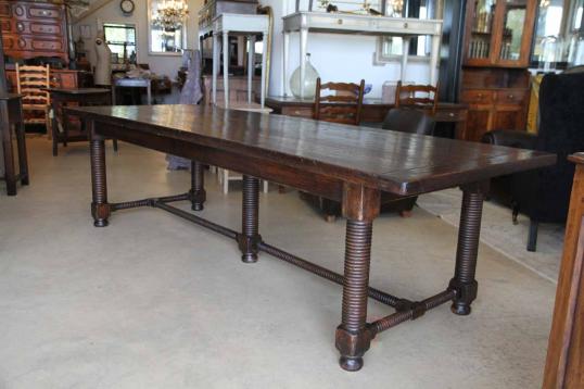 New Bobbin Legged Refectory Dining Table