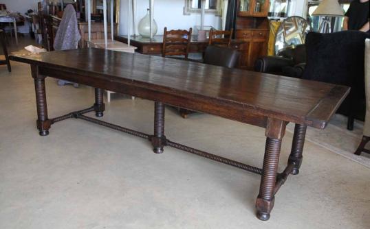 New Bobbin Legged Refectory Dining Table