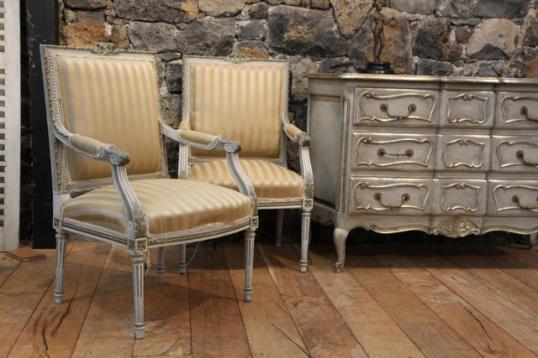 Pair of Louis XVI Period Chair