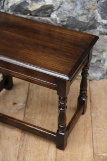 Nest of English Oak Jointed Stools or Tables