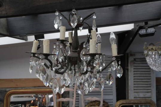 Antique Chandelier with Nine Lights