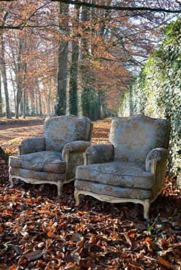 Louis XV Couch and Two Armchairs