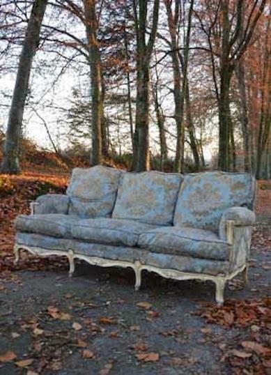 Louis XV Couch and Two Armchairs