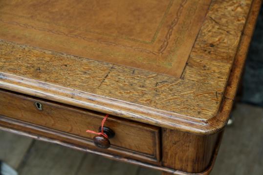 English Two Drawer Writing Table