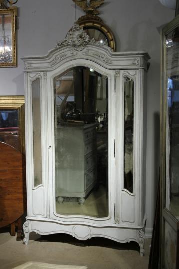 French Armoire with side lights