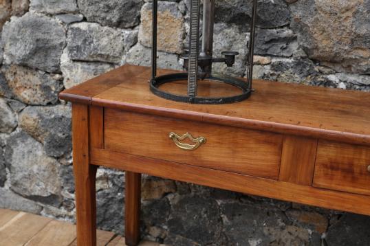 Three drawer Cherrywood Side table