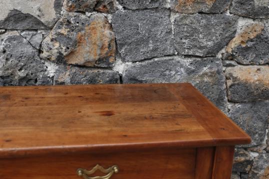 Three drawer Cherrywood Side table