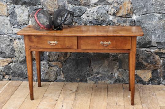 French Cherrywood Side Table