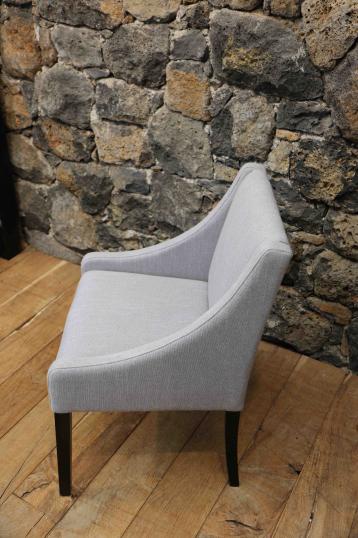 French Tapered Legged Arm Chair