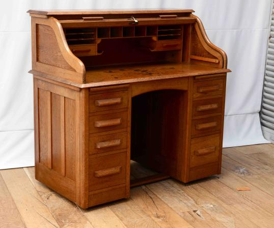 Roll Top Cutler Style Desk