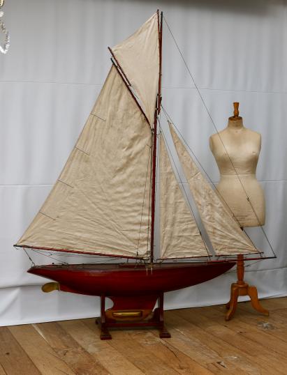 Gaff Rigged Sloop Yacht