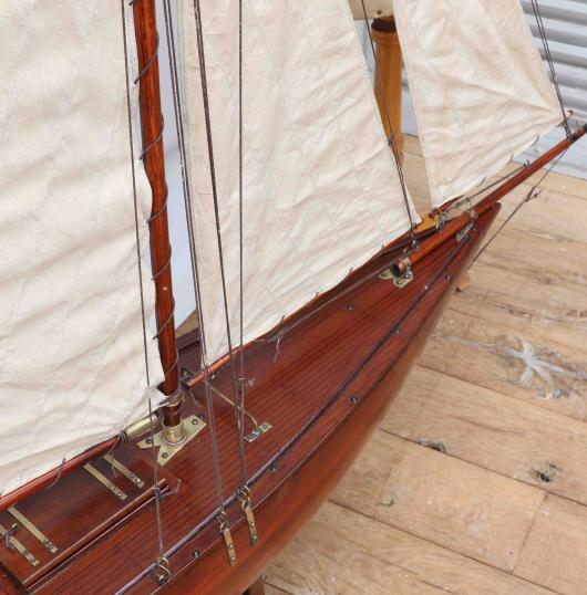 Gaff Rigged Sloop Yacht