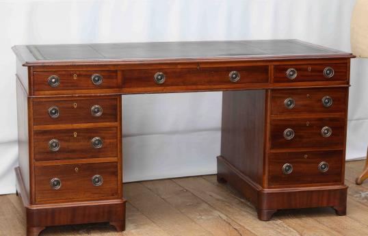 English Pedestal Desk