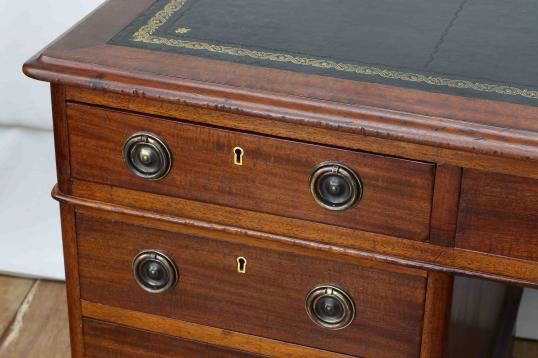 English Pedestal Desk