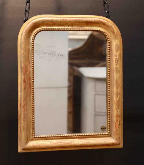 Small Gilded Louis Philippe Mirror