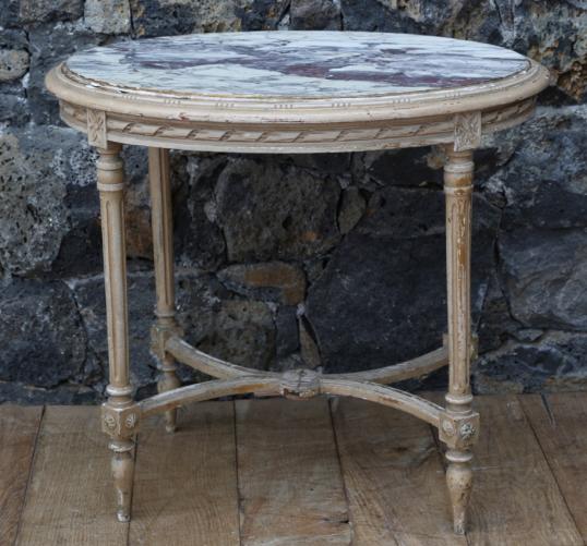 Louis XVI Oval Console Table