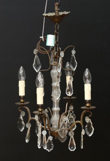 French 4 Light Chandelier