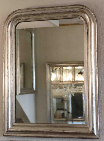 Plain Silver Louis Philippe Mirror