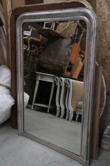 Silver Louis Philippe Mirror