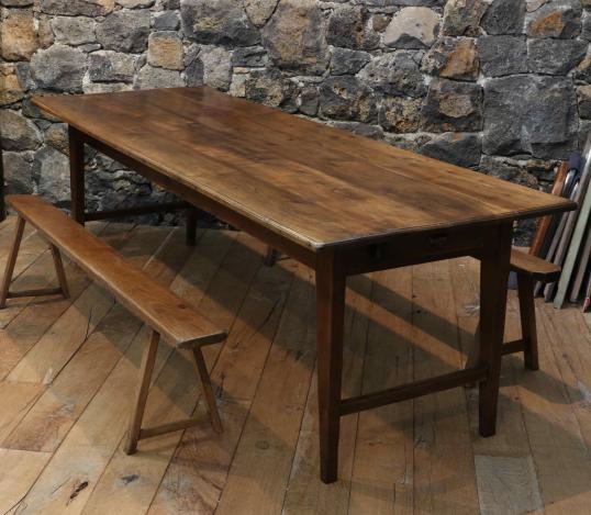 Oak French Provincial Dining Table