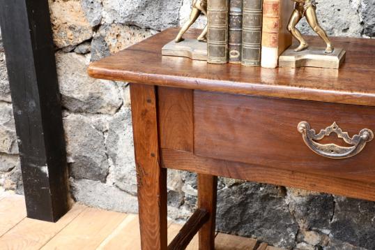 2 Drawer Chestnut Side Table