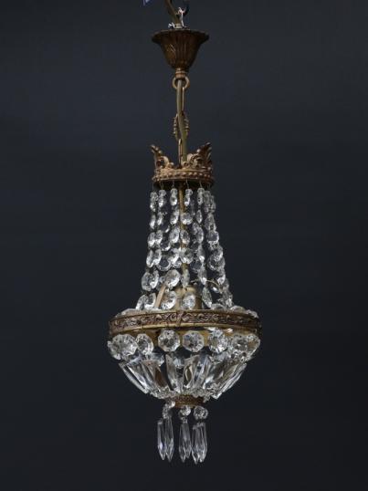 Small Basket Chandelier