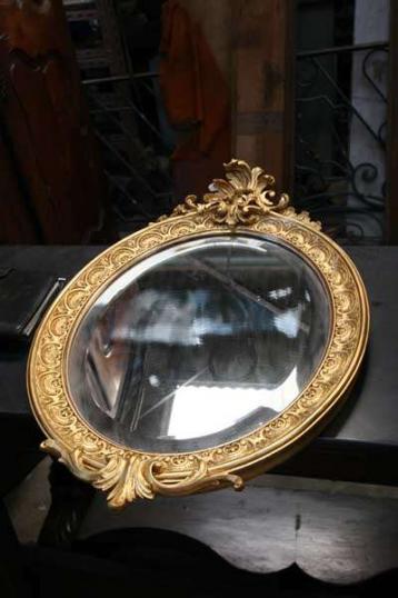 Small French Oval Mirror