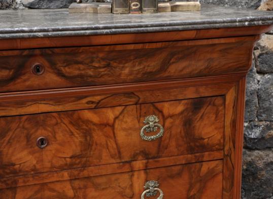 Stunning Louis Philippe Walnut Commode